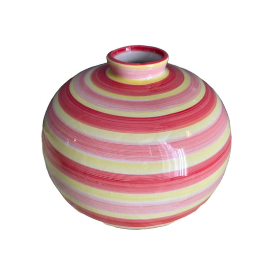 Vaso sferico in ceramica